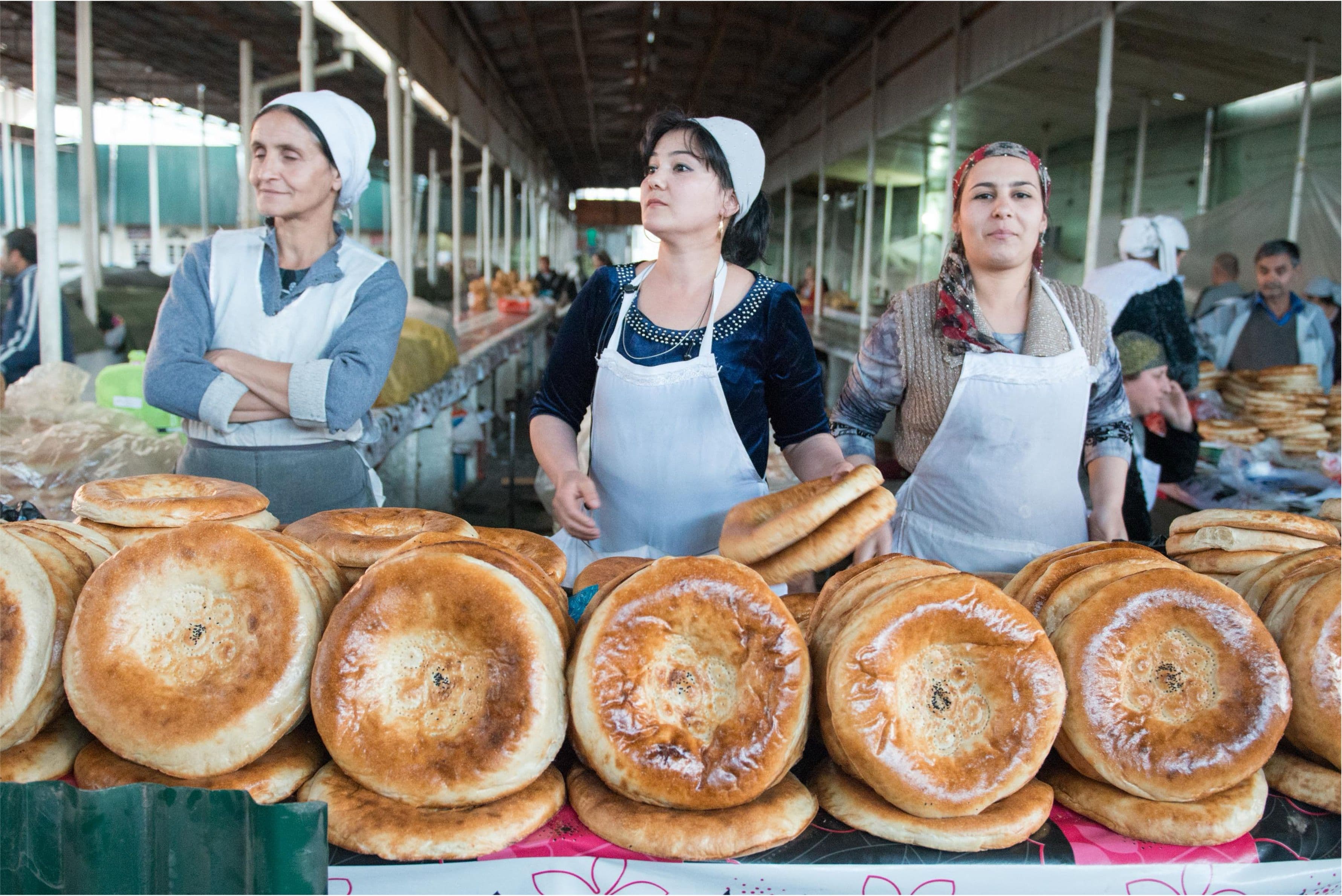 vendeuses pain - Tadjikistan