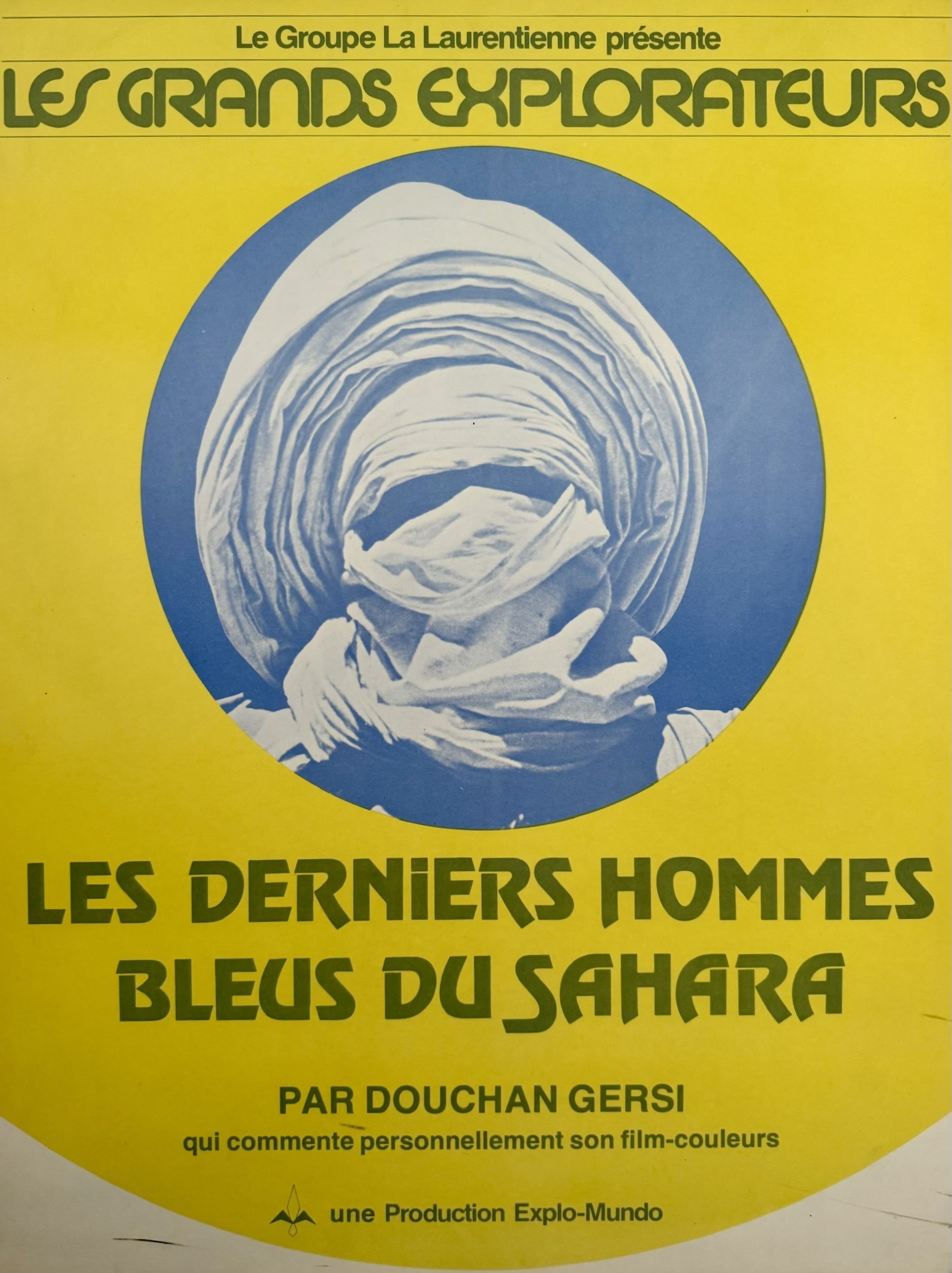 Affiche — Les derniers hommes bleus du Sahara